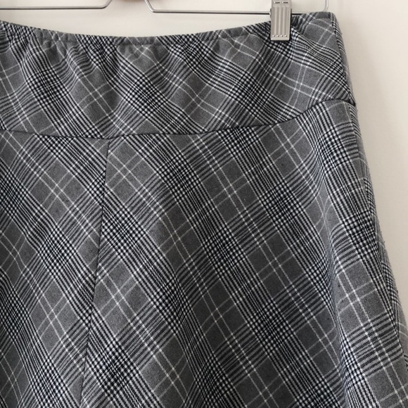 New Hanna Andersson glen plaid Prince of Wales checkered skater style midi skirt - Picture 6 of 11
